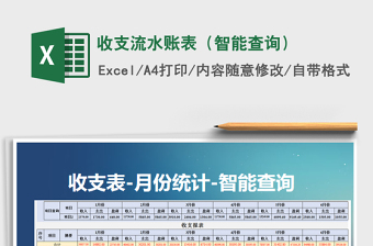 2021年收支流水賬表（智能查詢）