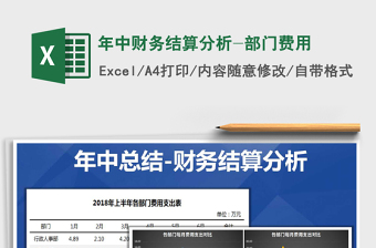 2021年年中財(cái)務(wù)結(jié)算分析-部門費(fèi)用