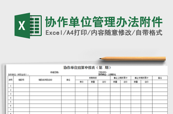 2021年協(xié)作單位管理辦法附件