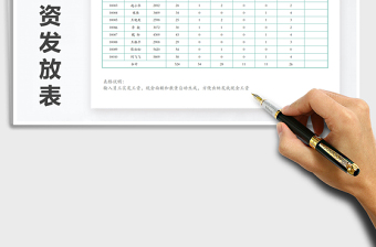 2021年现金工资发放面额自动计算表