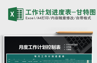 2021年工作計(jì)劃進(jìn)度表-甘特圖