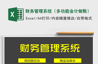 2021年財務(wù)管理系統(tǒng)（多功能會計做賬）
