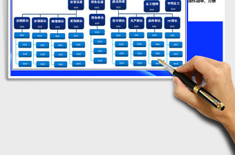 2021年組織架構(gòu)圖 - 通用模板