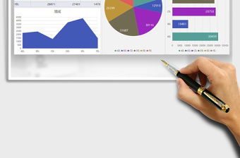 2021年銷售業績數據圖表分析