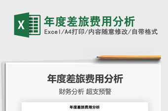 2022年年度差旅費用分析