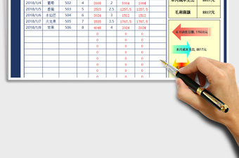 2021年個(gè)人店鋪營(yíng)業(yè)收支表