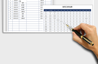 2021年家庭支出流水日記賬