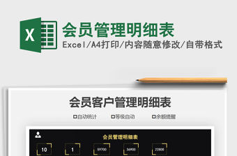 2021年會(huì)員管理明細(xì)表