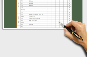 2021年装修行业预算表免费下载