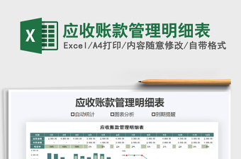 2021年應收賬款管理明細表