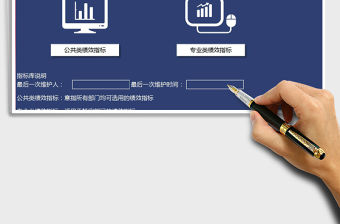 2021年公司績效指標庫系統