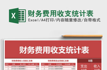 2021年財務費用收支統計表