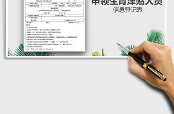 2021年生育津貼人員信息登記表（新）
