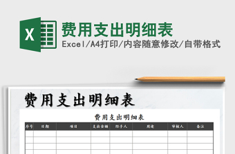 2021年費(fèi)用支出明細(xì)表