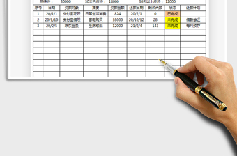 2021年個人應(yīng)付欠款統(tǒng)計表