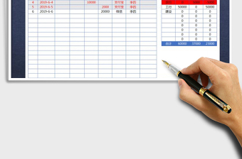 2021年財(cái)務(wù)必備-收支記賬本-自動(dòng)統(tǒng)計(jì)