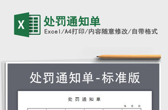 2021年處罰通知單