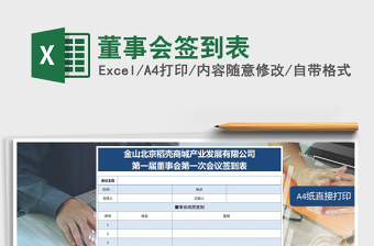 2021年董事會簽到表
