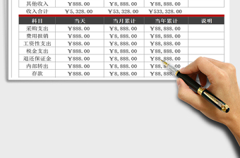 2021年出纳报表（带函数）