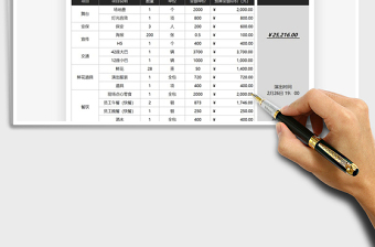 2021年元宵晚會(huì)預(yù)算表免費(fèi)下載
