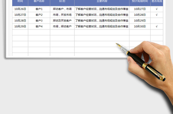 2021年出差行程计划表