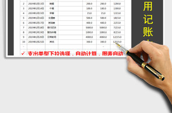 2021年個人家庭公司支出日記賬