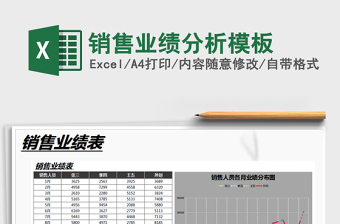 2021年銷售業(yè)績分析模板