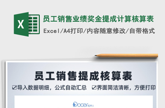 2021年員工銷售業(yè)績獎金提成計(jì)算核算表