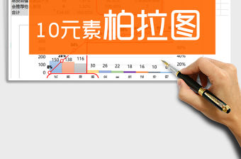 2021年柏拉圖表齊全簡約設計易編輯