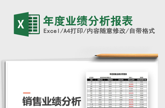 2021年年度業(yè)績(jī)分析報(bào)表