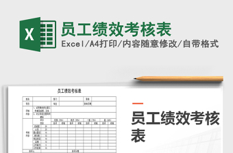 2021年員工績(jī)效考核表