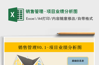 2021年銷售管理-項目業績分析圖