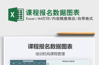 2021年課程報名數據圖表