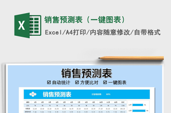 2021年銷(xiāo)售預(yù)測(cè)表（一鍵圖表）