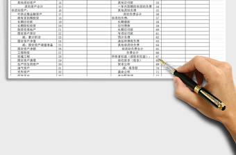 2021年資產(chǎn)負(fù)債表