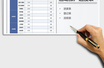 2021年實用活動推廣方案進度表