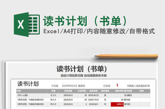2021年讀書計劃（書單）