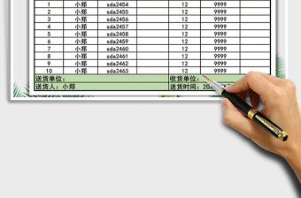 2021年通用送貨單標(biāo)準(zhǔn)格式