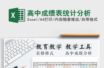 2021年高中成績表統(tǒng)計(jì)分析