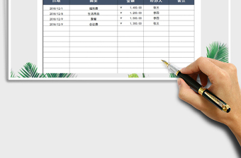 2021年費用支出明細表