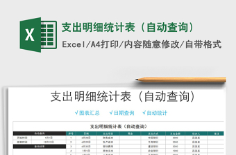 2021年支出明細(xì)統(tǒng)計(jì)表（自動(dòng)查詢(xún)）