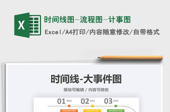2021年時(shí)間線圖-流程圖-計(jì)事圖