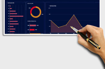 2021年收支表-年度收支數據統計看板表
