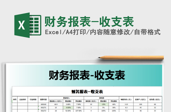 2021年財(cái)務(wù)報(bào)表-收支表