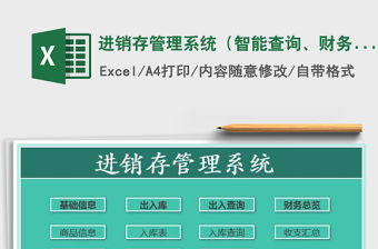 2021年進銷存管理系統（智能查詢、財務匯總）