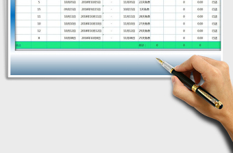 2021年財(cái)務(wù)報(bào)表之信用卡管理表