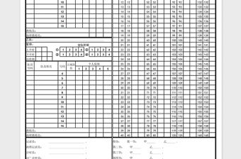 2021年籃球比賽記錄表
