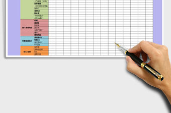 2021年旗艦店周運營計劃表