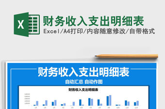 2021年財(cái)務(wù)收入支出明細(xì)表