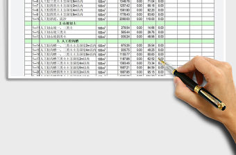 2021年建筑工程土建預算定額